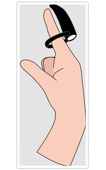 Black Velvet Fingervibrator