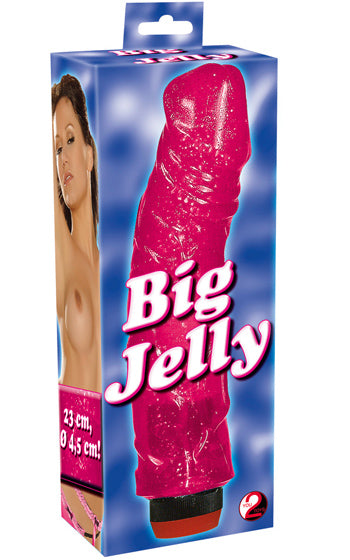 Big Jelly Vibrator - Rosa
