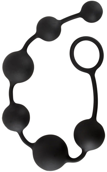 Black Velvet Anal Beads