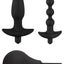 Black Velvet Vibrating Anal Kit
