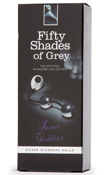 Fifty Shades Silver Pleasure Balls