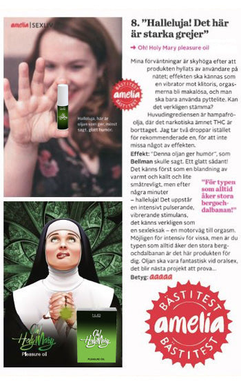 Oh Holy Mary Vibrating Pleasure Oil