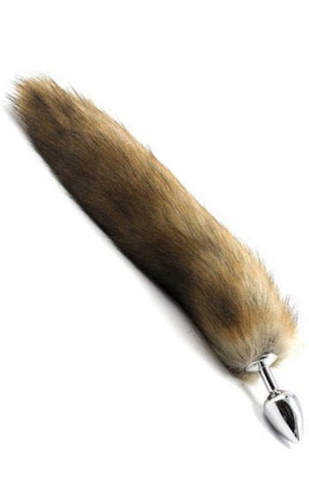 Fox Tail Plug Golden Brown