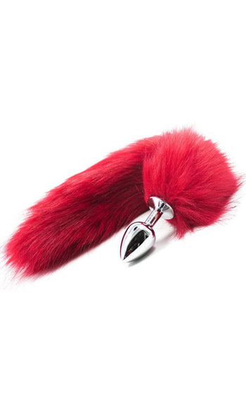 Fox Tail Plug Red
