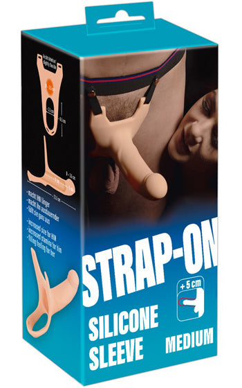 Strap On Silicone Sleeve Medium