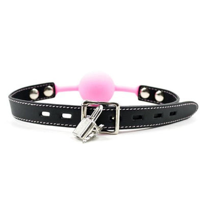 Lockable Ball Gag Pink