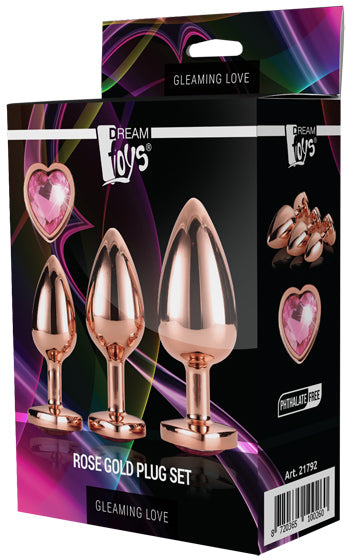 Rose Gold Plug Set