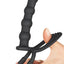 Black Velvet Penisring med Analkulor