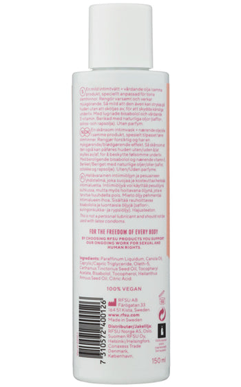 RFSU Intim Wash Oil 150 ml