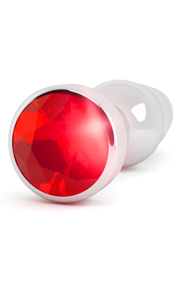 Rich Silver Plug Red Sapphire 2