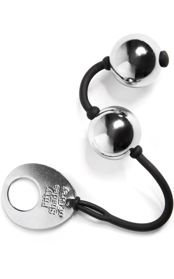 Fifty Shades Silver Pleasure Balls