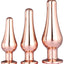 Pleasure Plug Set Rose Gold