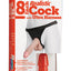 Realistic 8 Inch Cock With Ultra Harness