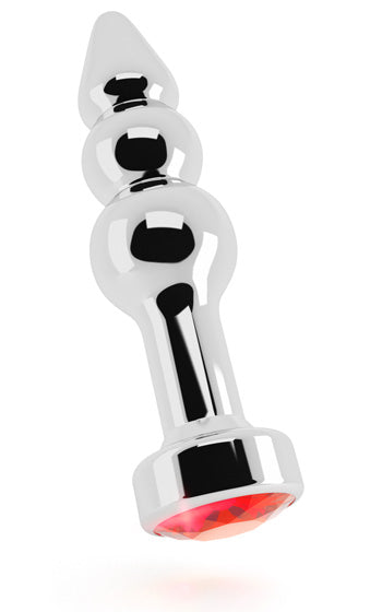 Rich Silver Plug Red Sapphire 2