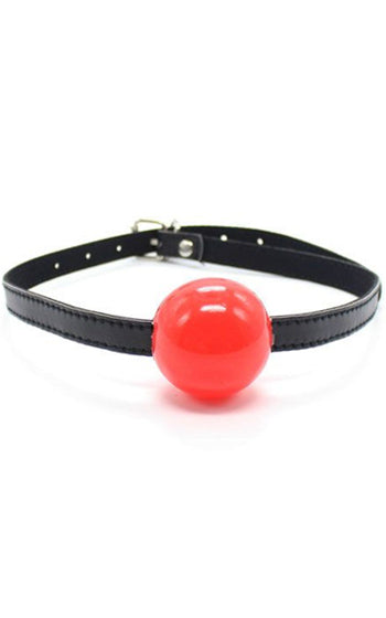 Solid Ball Gag Red