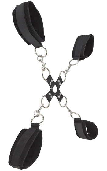 Velcro Hand & Leg Cuffs Black